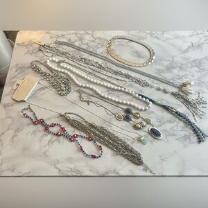 Lot of 10 Fashion Necklaces